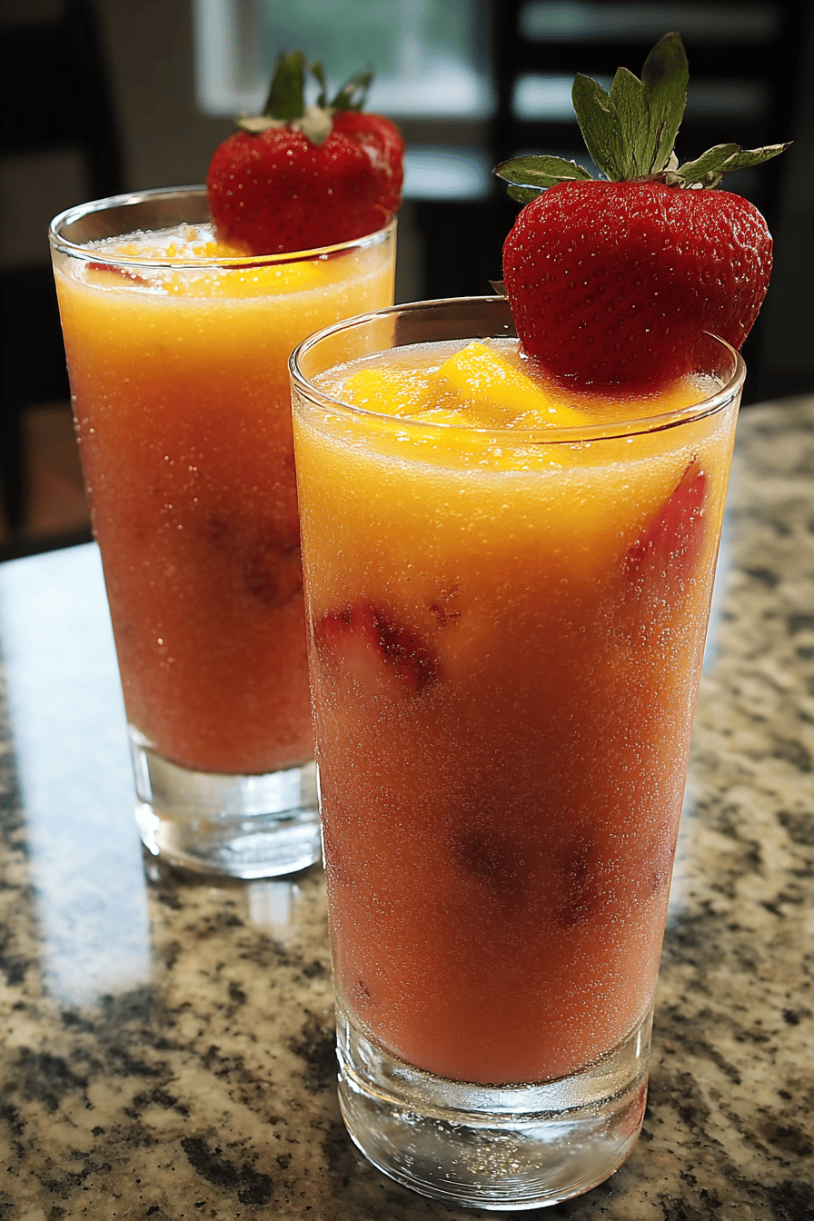 Strawberry Mango Summer Cooler Delight