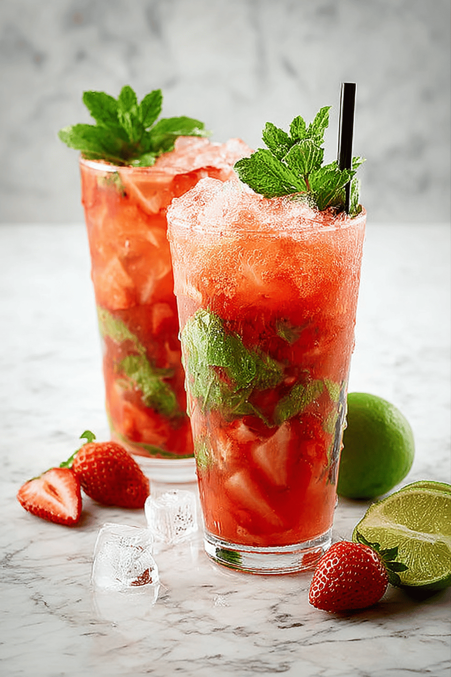Strawberry Mojito Summer Refresher