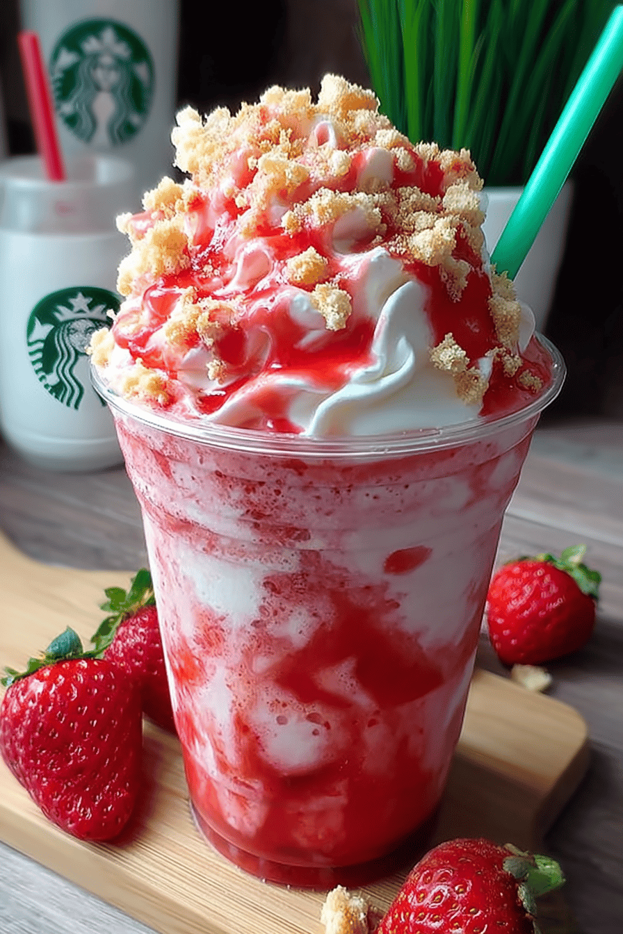 Strawberry Shortcake Cream Frappuccino Blend