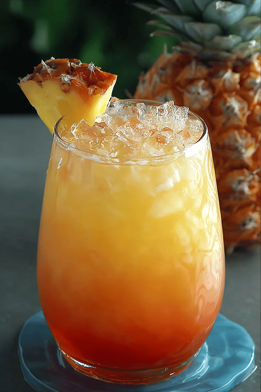 Tropical Bahama Mama Rum Refreshment