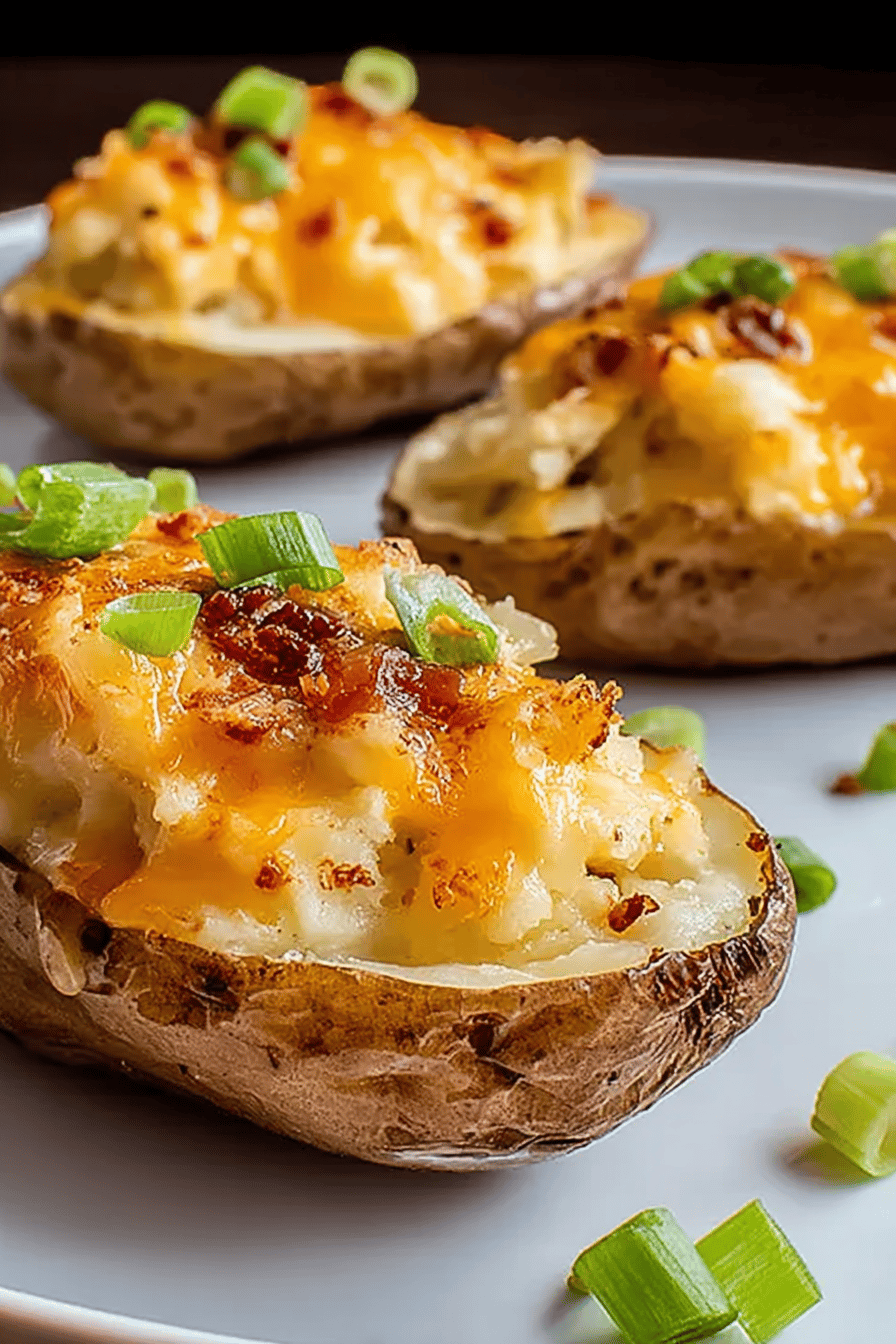 Air Fryer Crispy Bacon Cheese Potato Skins