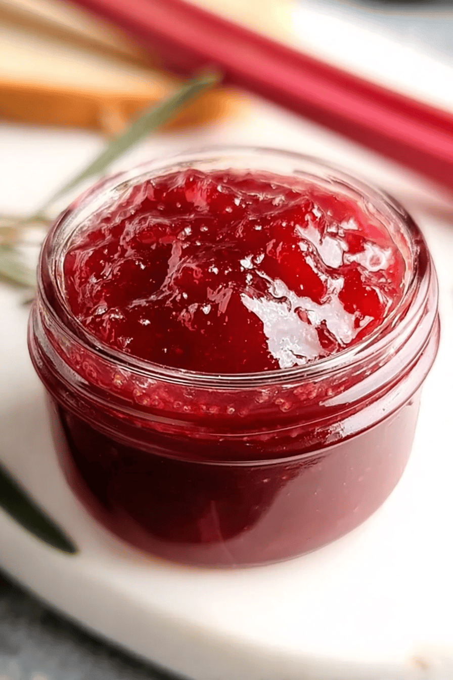 Amish Rhubarb Pineapple Jam Delight
