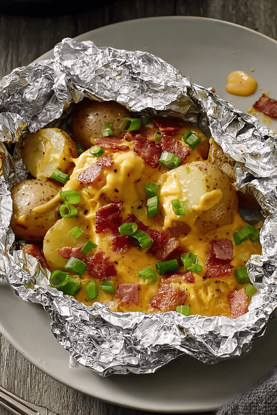 Bacon Ranch Jalapeño Potato Foil Packs