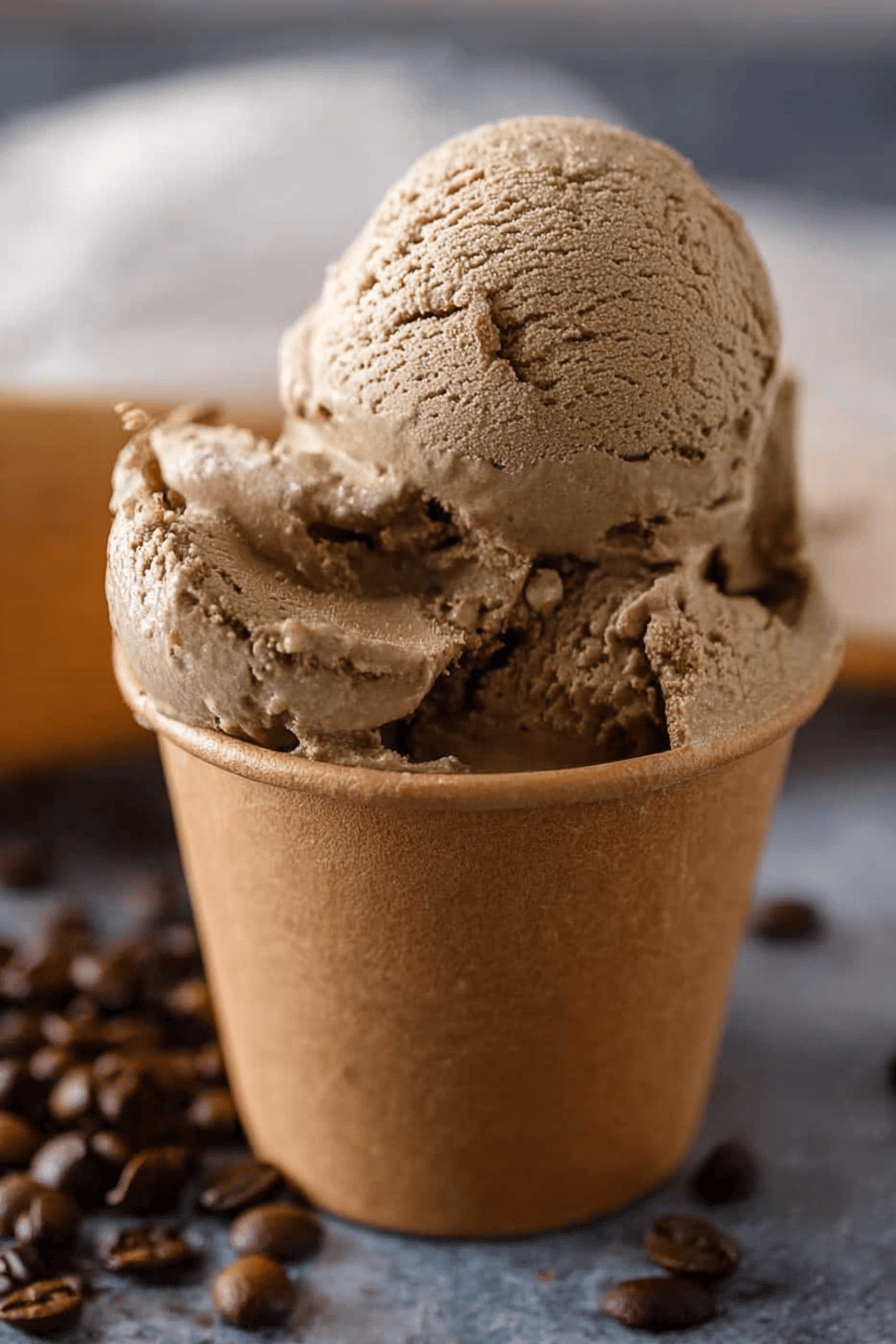 Bold Espresso Coffee Ice Cream for Summer