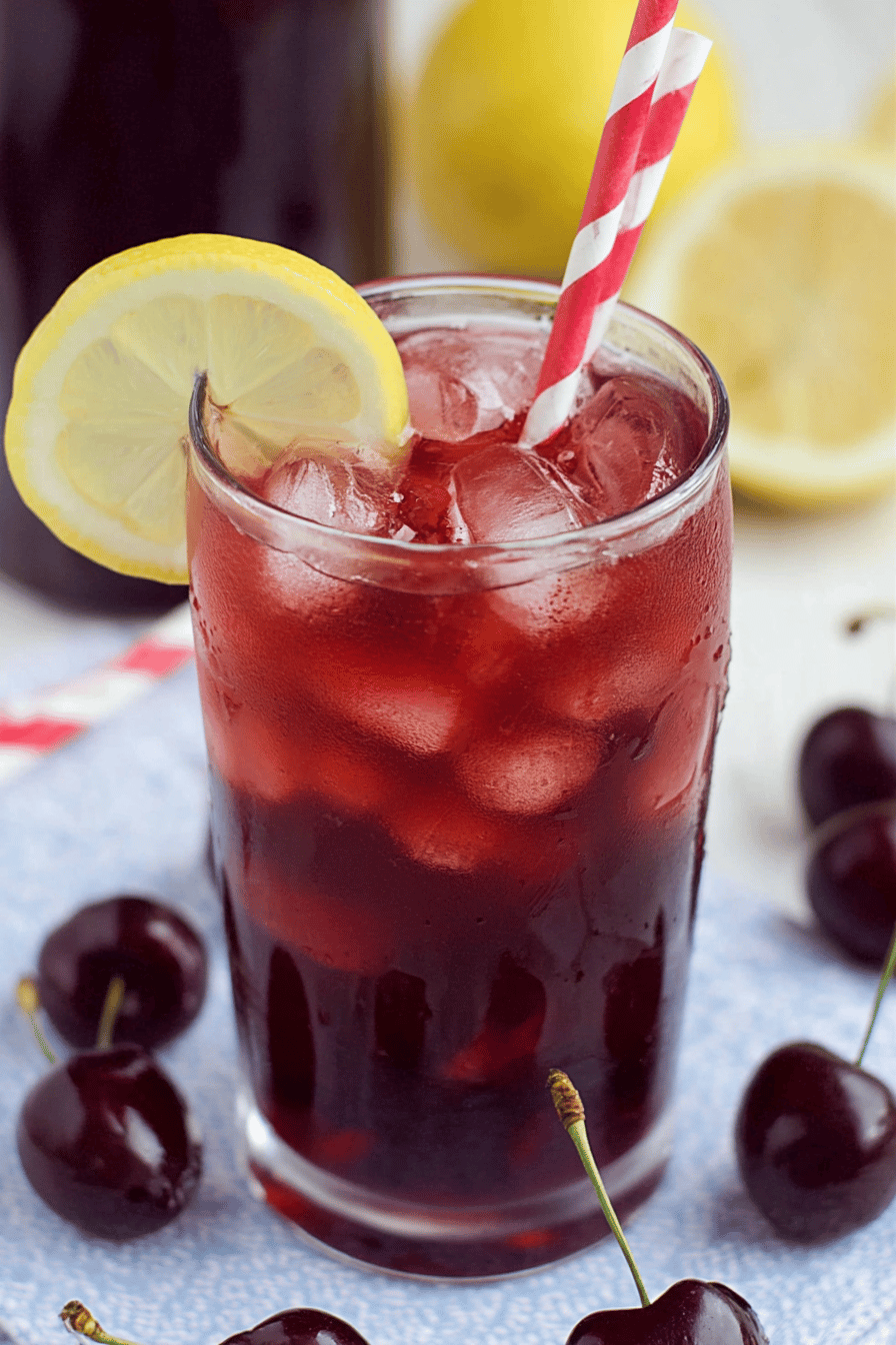 Cherry Pie Iced Tea Summer Delight
