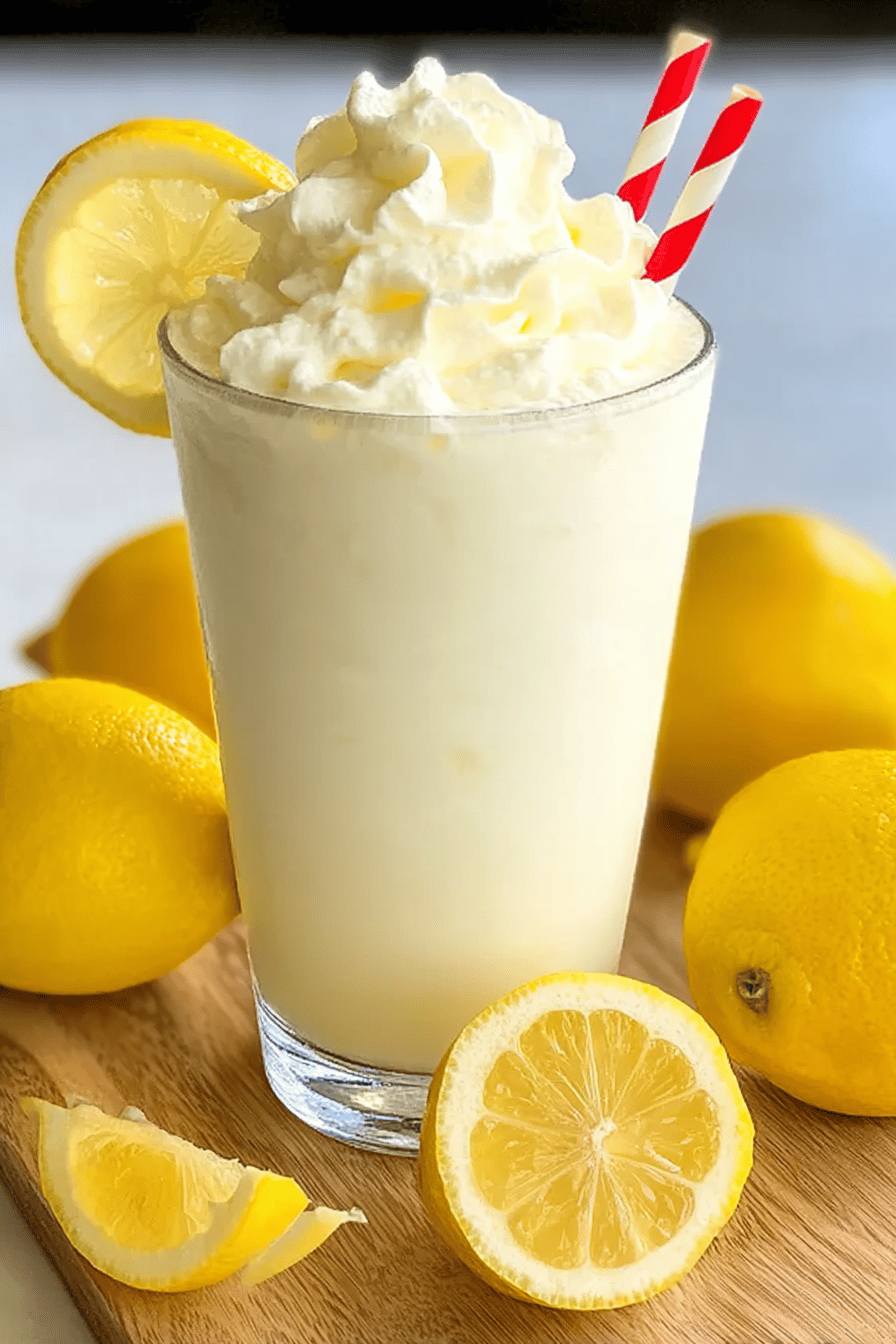 Creamy Lemonade Ice Cream Drink Copycat