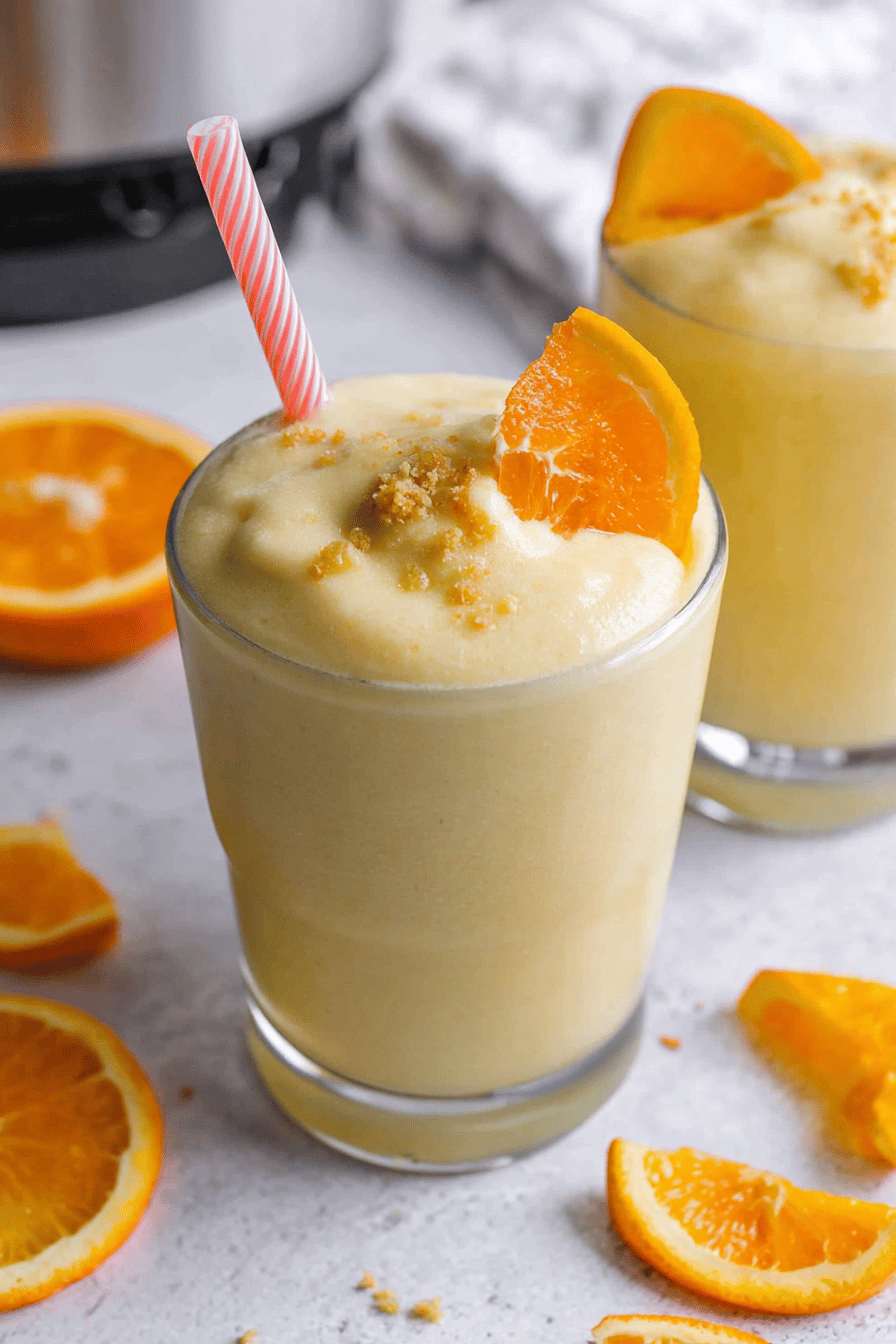 Creamy Orange Banana Julius Smoothie Recipe