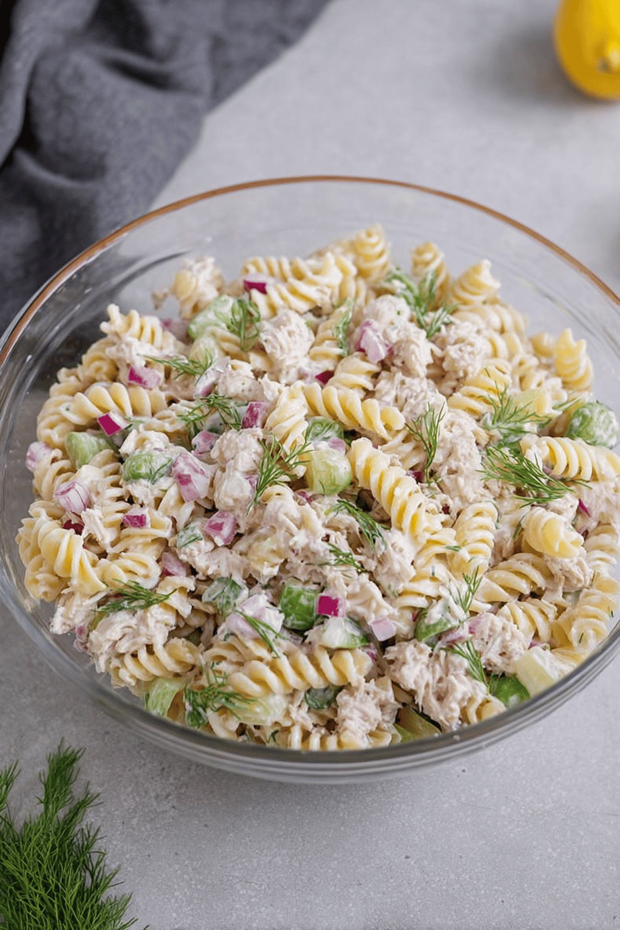 Creamy Quick Tuna Pasta Salad