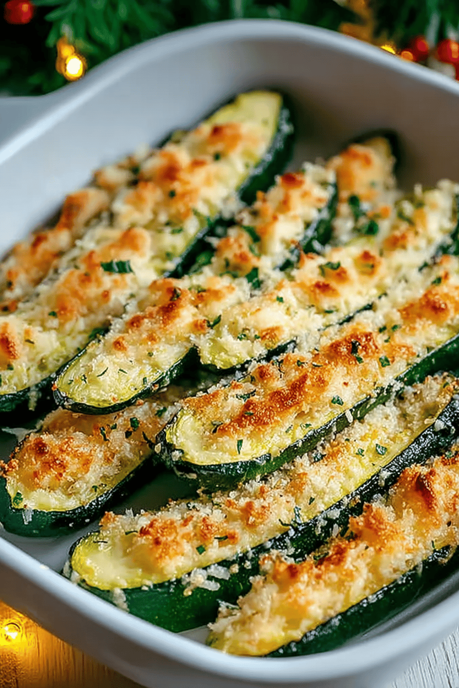 Crispy Parmesan Garlic Baked Zucchini Sticks
