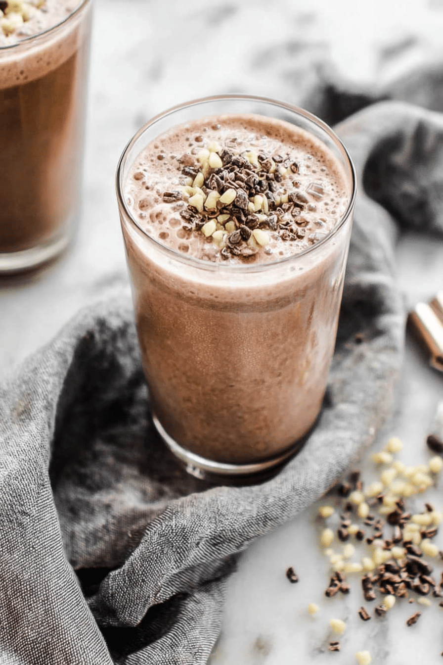 Decadent 5-Minute Chocolate Protein Shake