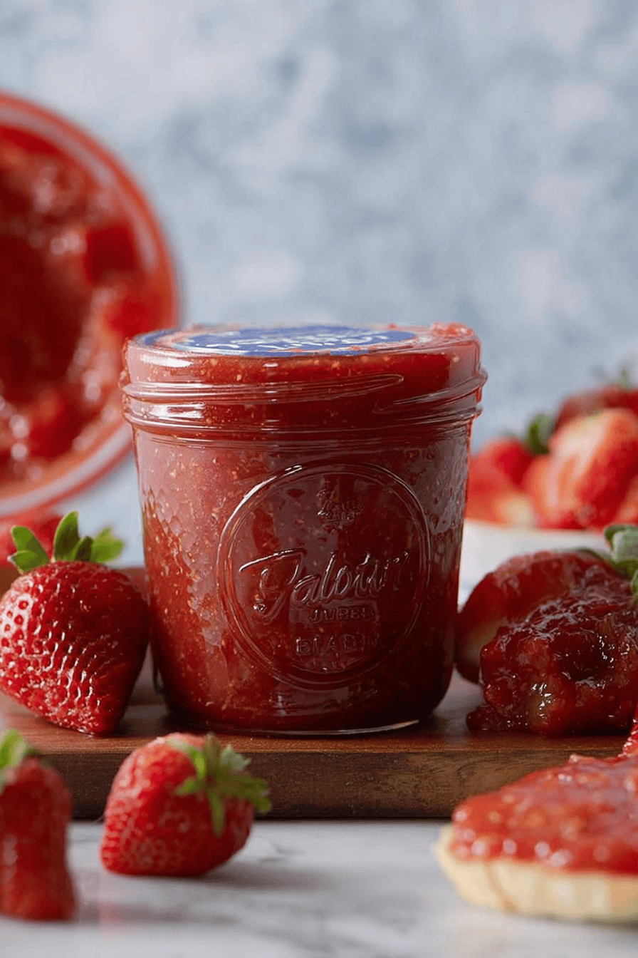 Easy Homemade Strawberry Rhubarb Jam Without Pectin