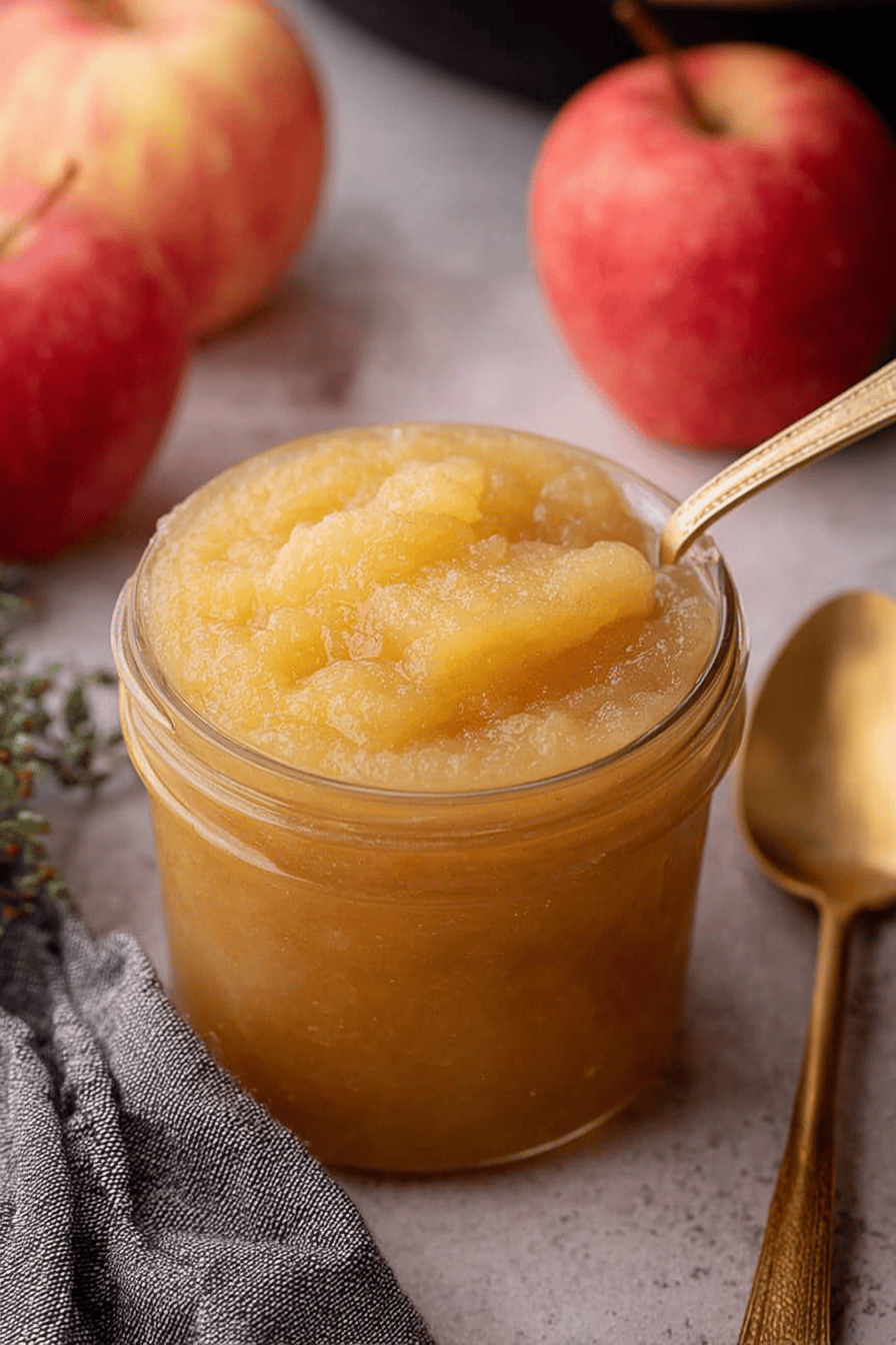 Easy Instant Pot Applesauce Without Sugar