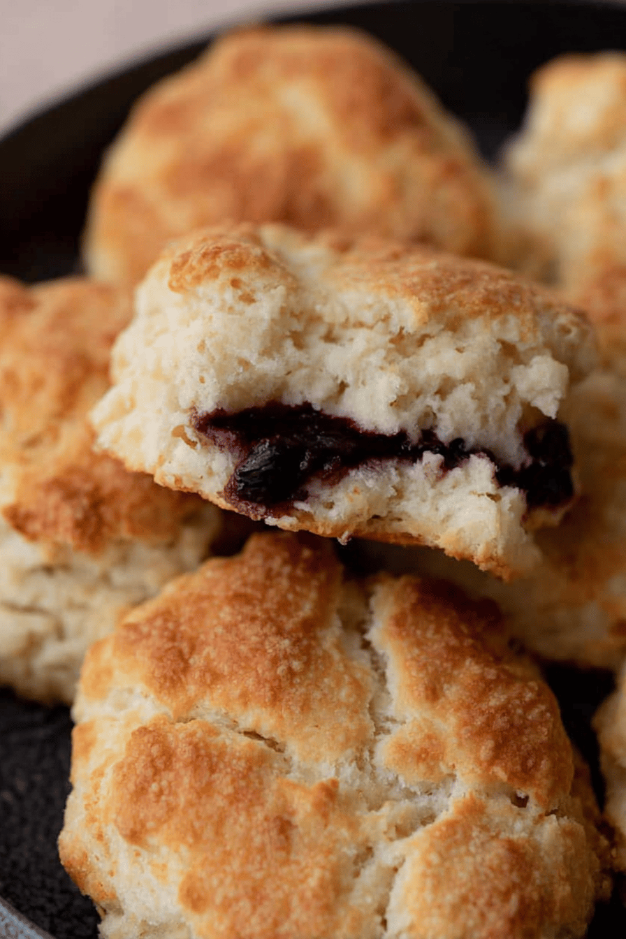 Fluffy Sourdough Discard Biscuits for Breakfast