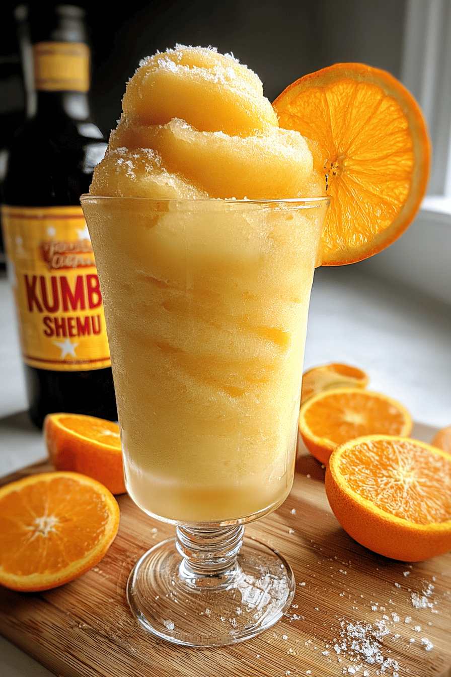 Orange Vanilla Creamsicle Slushy Recipe