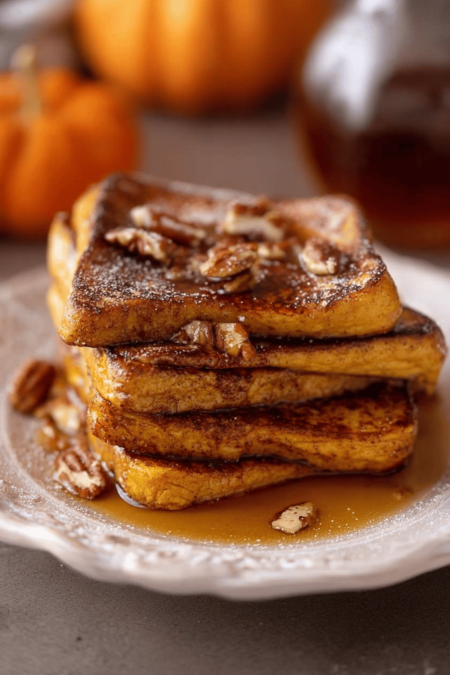 Pumpkin French Toast for a Cozy Fall Breakfast