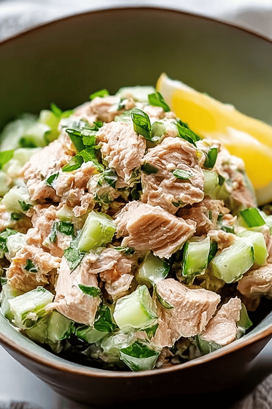 Quick & Healthy Classic Tuna Salad Recipe