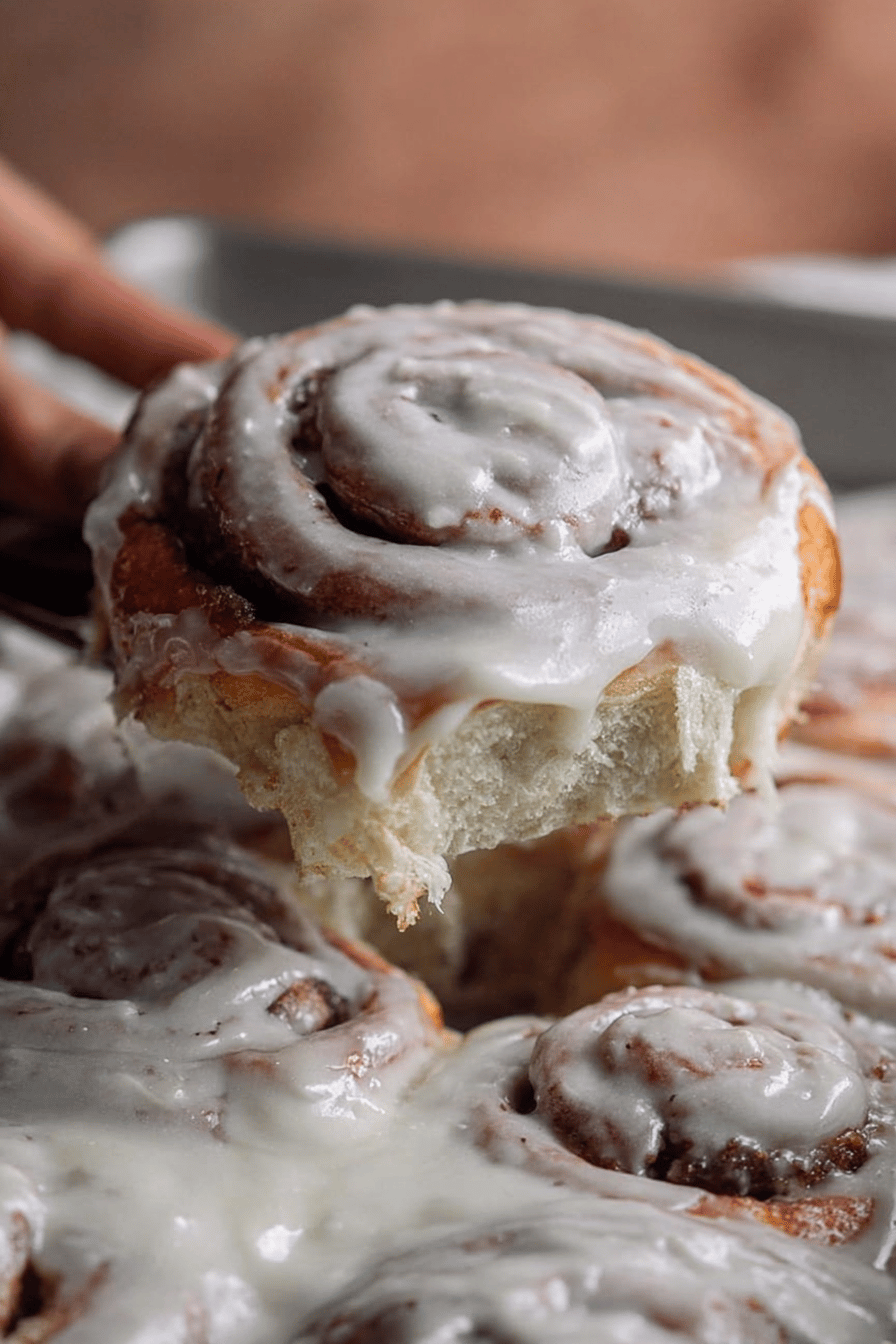 Quick Sourdough Discard Cinnamon Rolls with Yeast