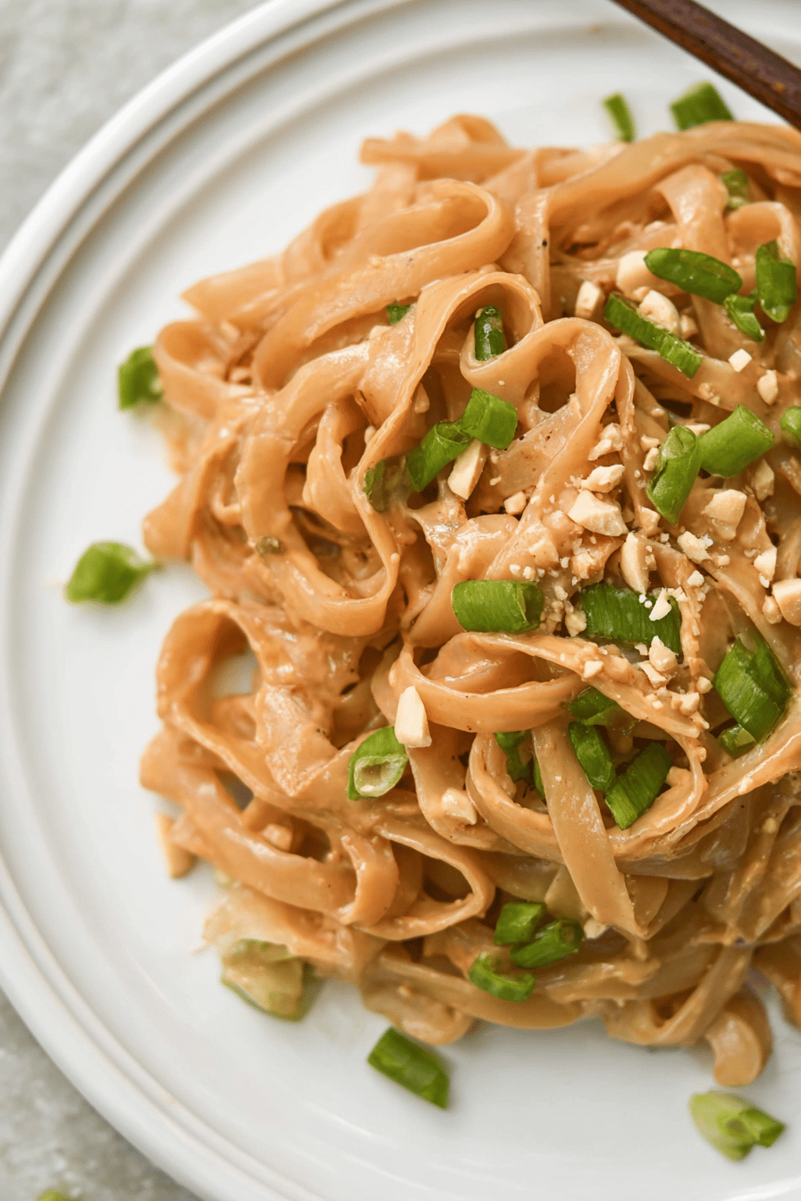 Quick Thai Peanut Noodles for Busy Nights