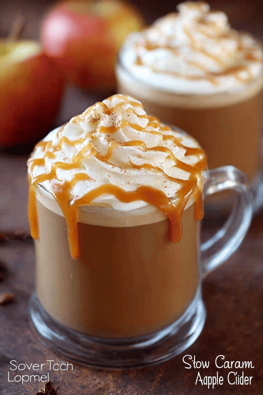 Slow Cooker Caramel Apple Cider Holiday Delight