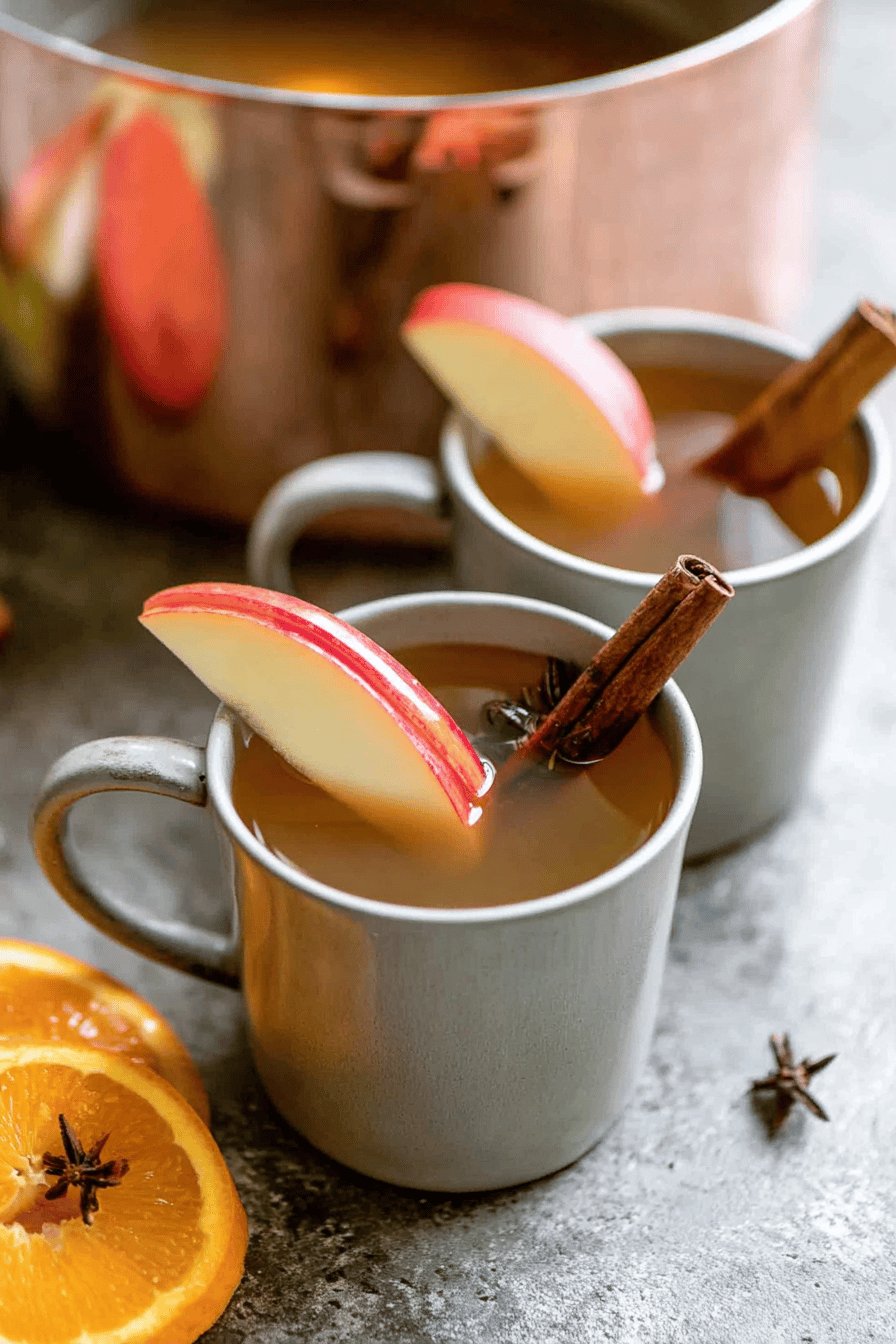 Spiced Apple Orange Wassail Drink
