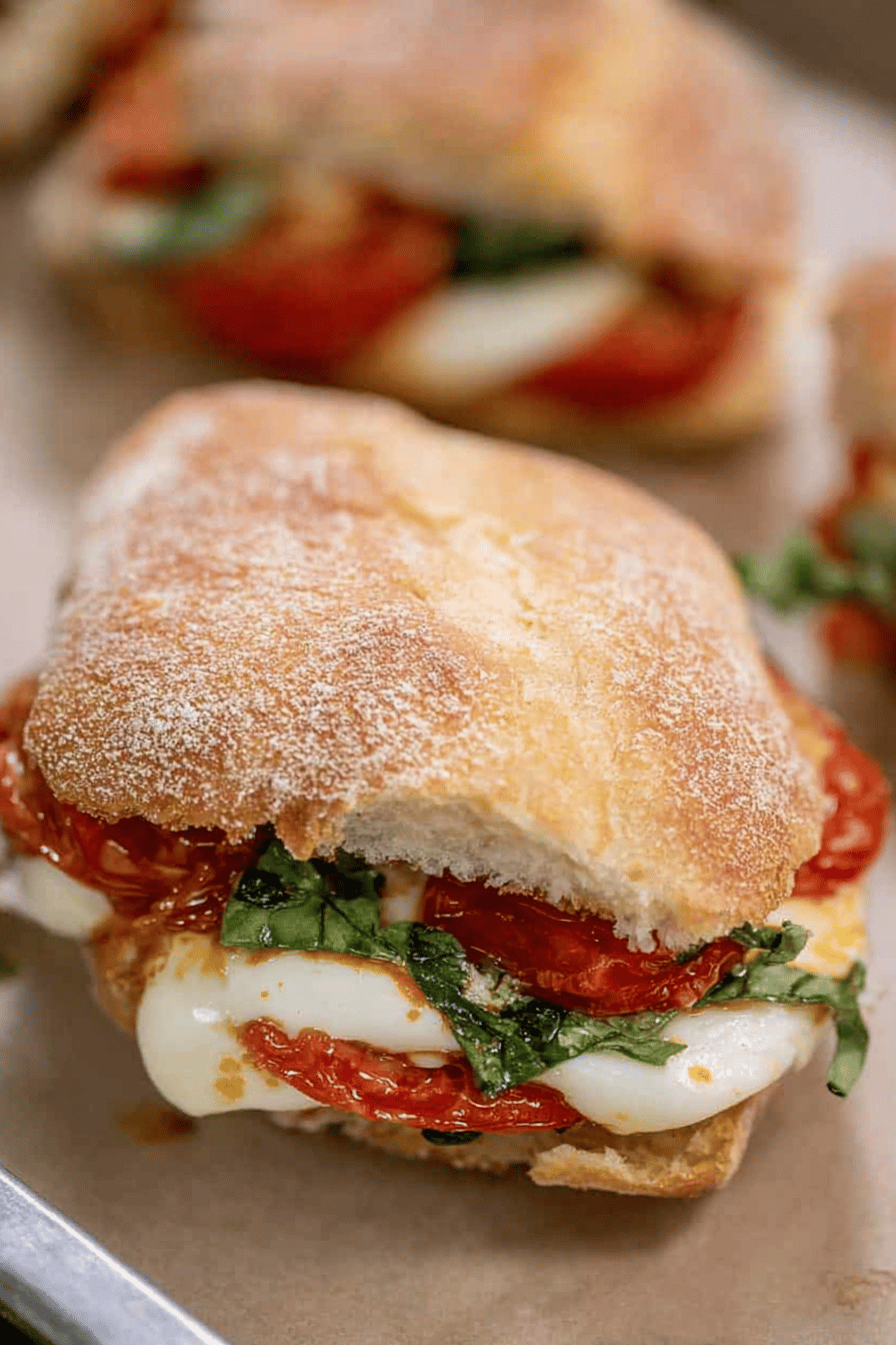 Starbucks-Style Tomato Mozzarella Panini Copycat
