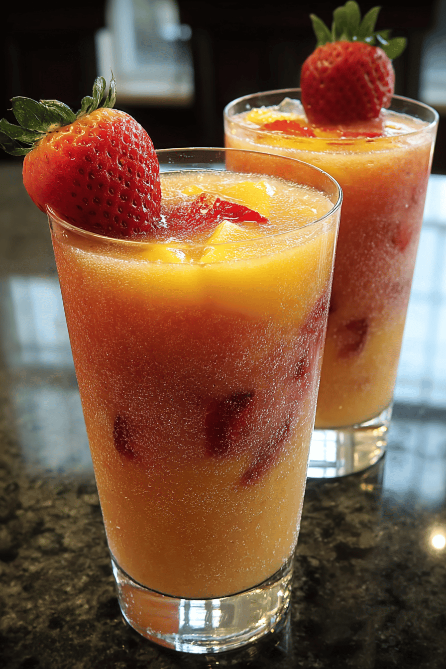 Strawberry Mango Summer Cooler Delight