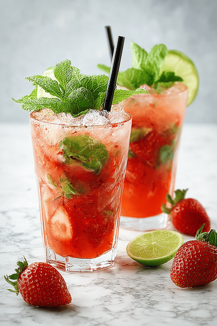 Strawberry Mojito Summer Refresher