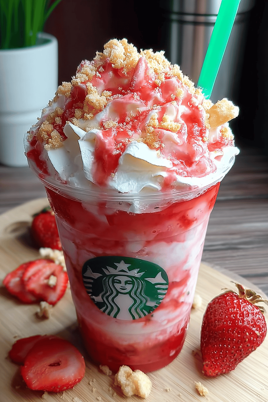 Strawberry Shortcake Cream Frappuccino Blend