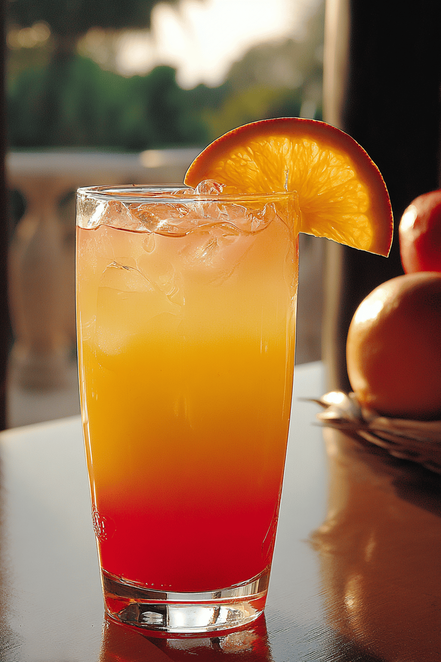 Tequila Sunrise Summer Cocktail in Minutes