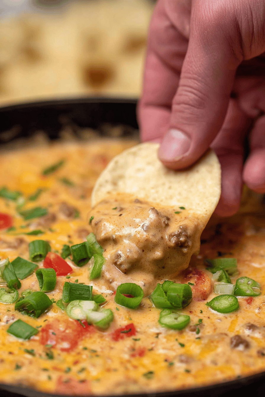 Ultimate Game Day Cheese Rotel Dip Upgrade