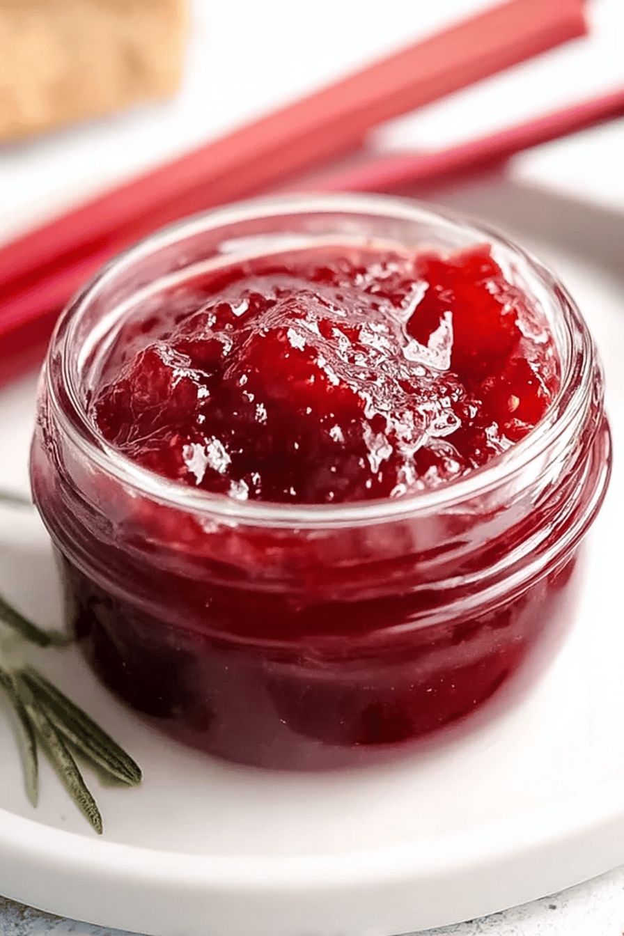 Amish Rhubarb Pineapple Jam Delight
