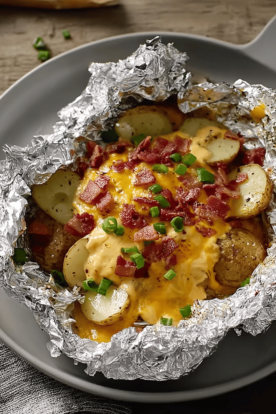 Bacon Ranch Jalapeño Potato Foil Packs