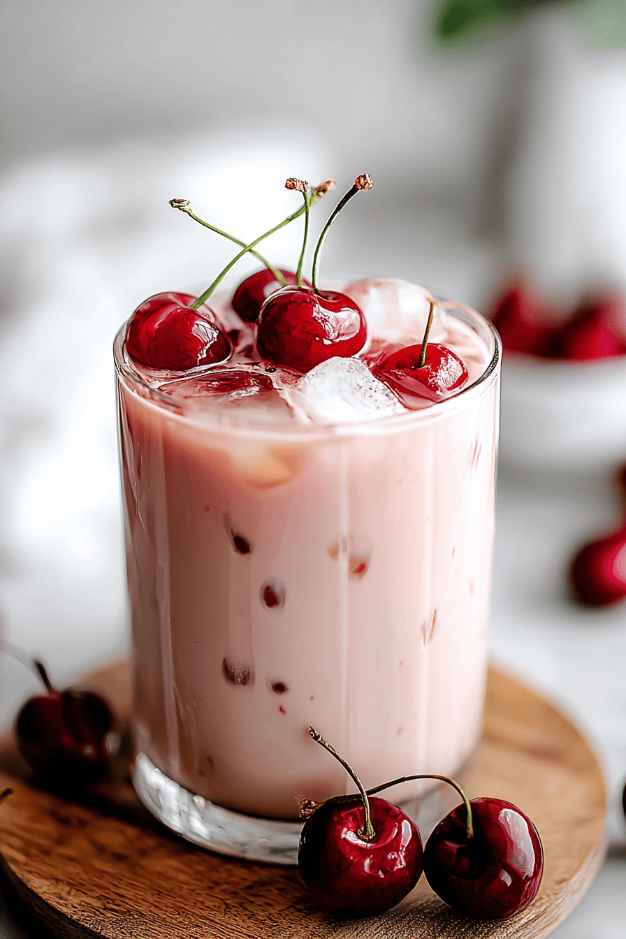 Bold Spiced Iced Cherry Chai Summer Cooler