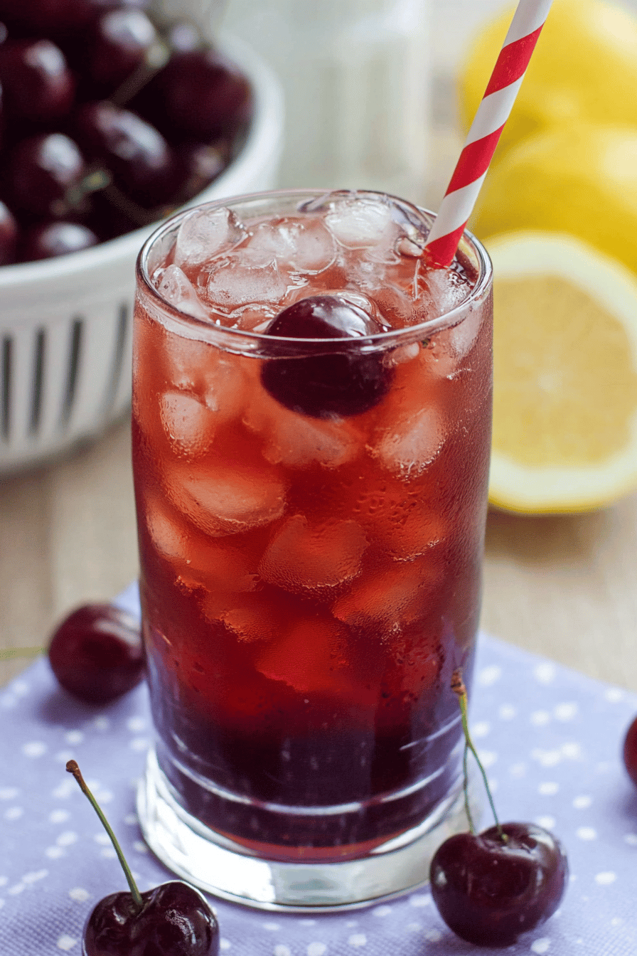 Cherry Pie Iced Tea Summer Delight