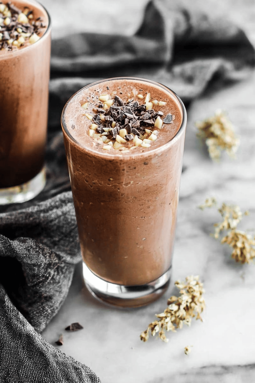 Decadent 5-Minute Chocolate Protein Shake