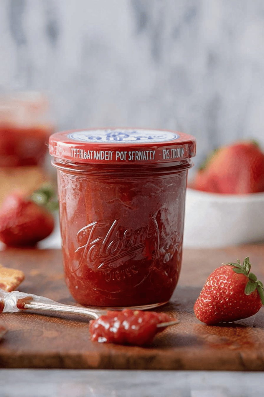 Easy Strawberry Rhubarb Jam Without Pectin