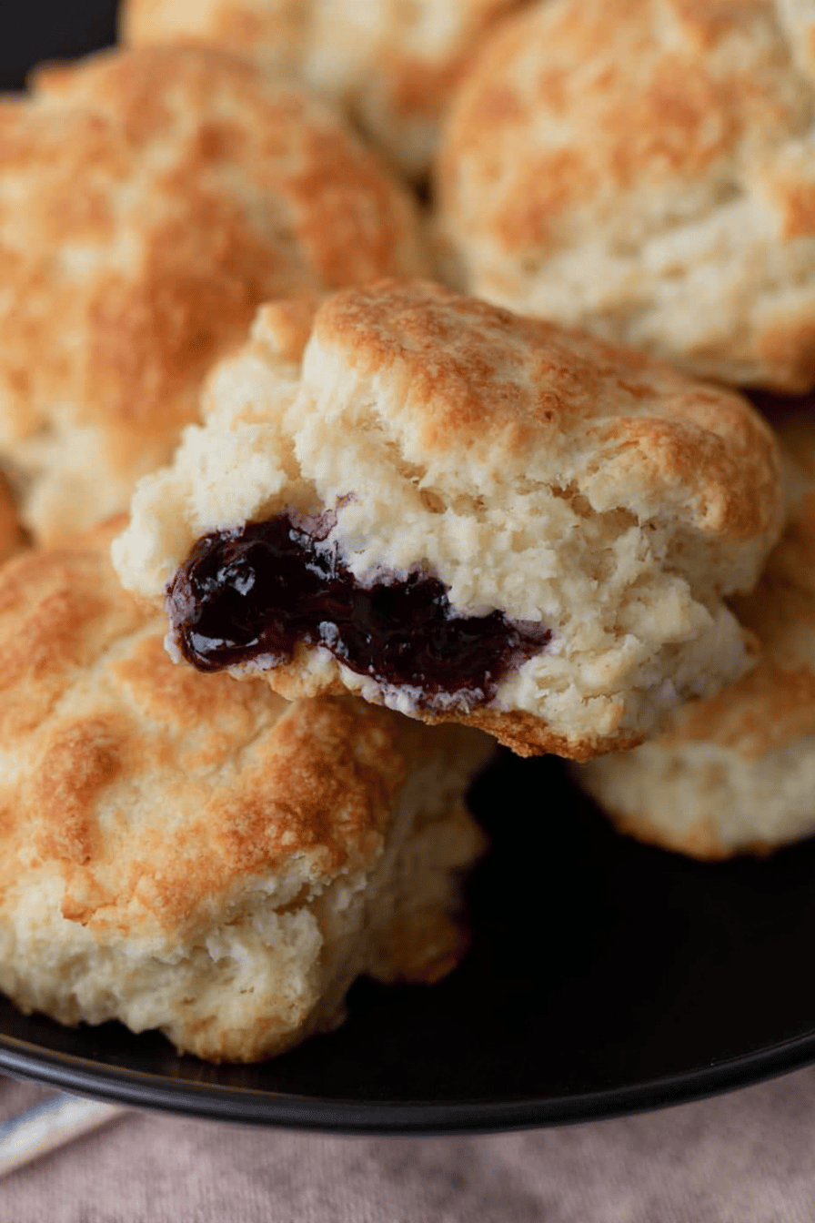 Fluffy Sourdough Discard Biscuits for Breakfast