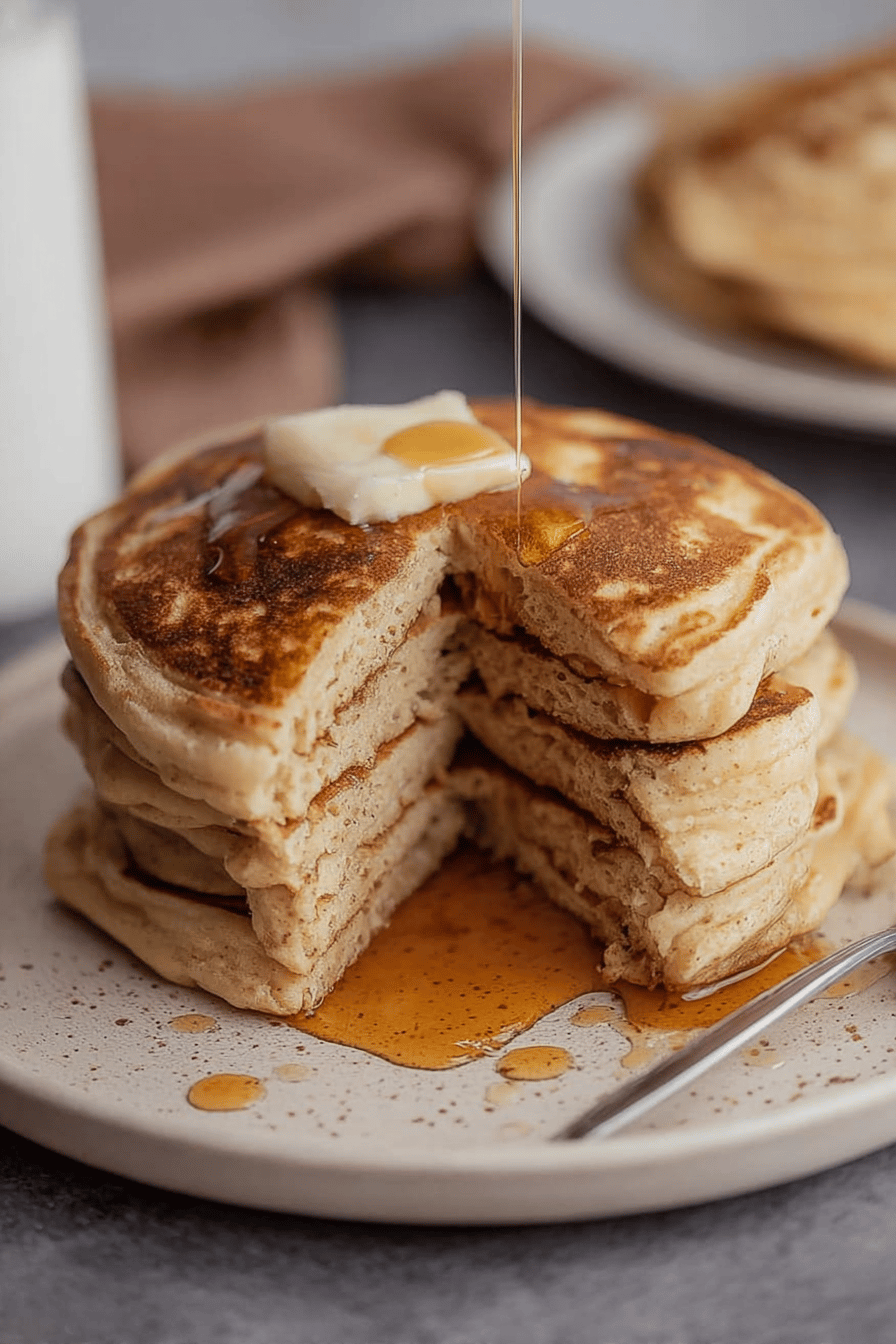 Fluffy Sourdough Discard Pancakes Recipe
