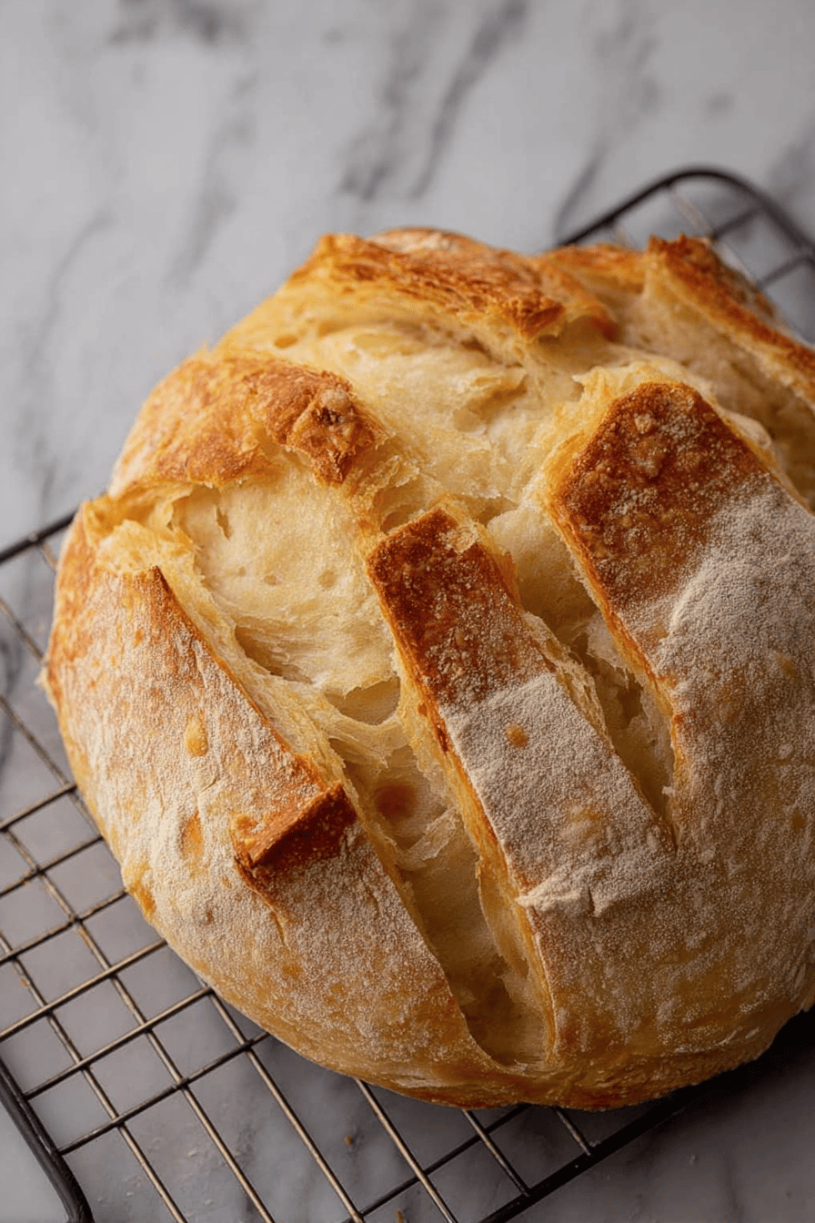 Layered Butter Sourdough Croissant Bread Recipe