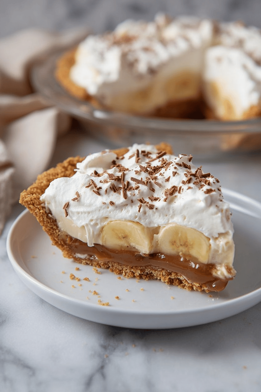 No-Bake Biscoff Banoffee Pie Delight