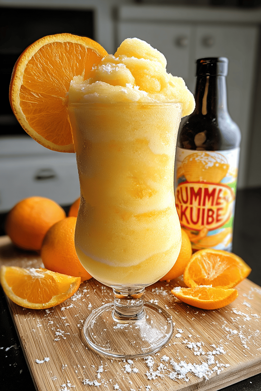 Orange Vanilla Creamsicle Slushy Recipe