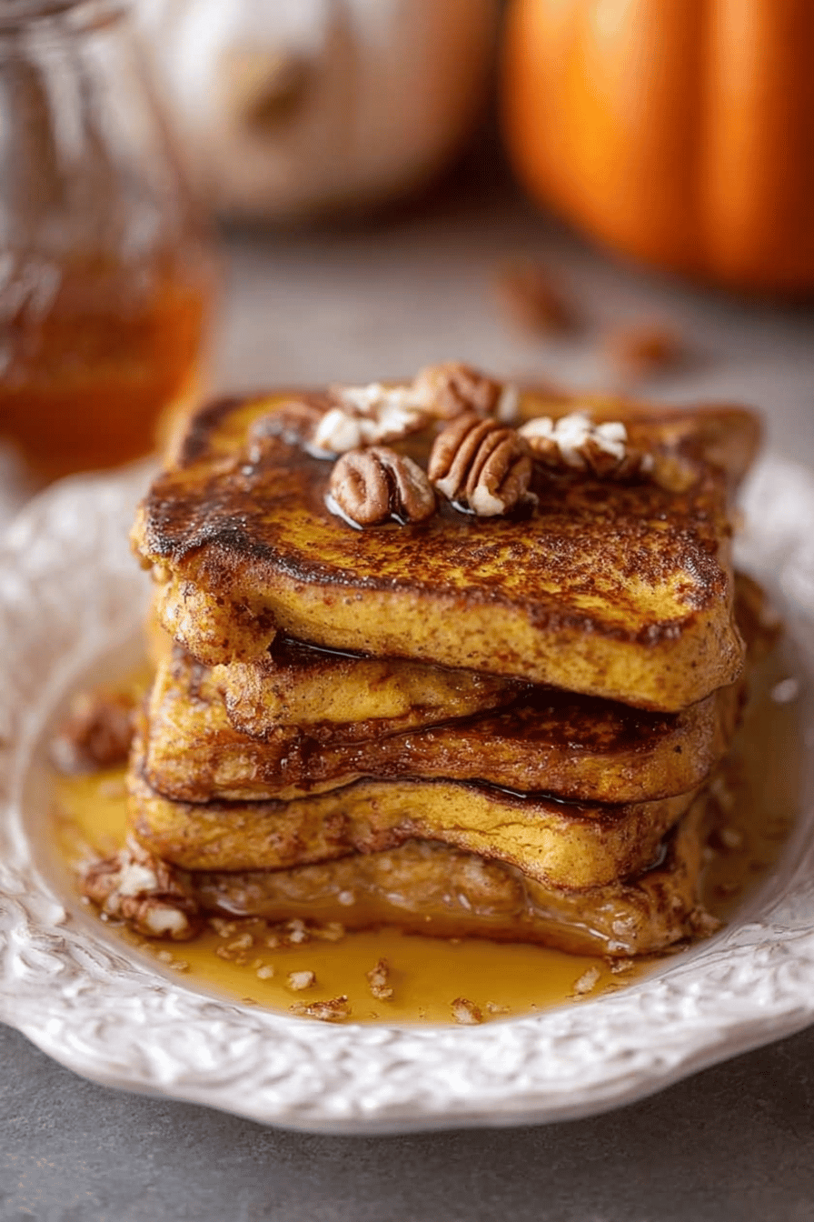 Pumpkin French Toast for a Cozy Fall Breakfast