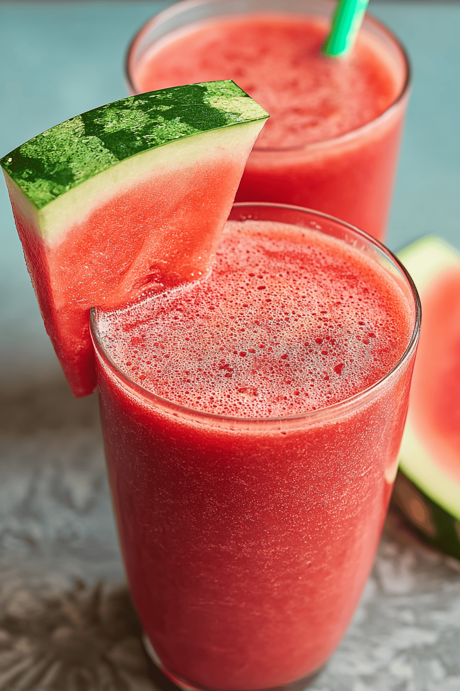 Refreshing Summer Watermelon Smoothie Delight