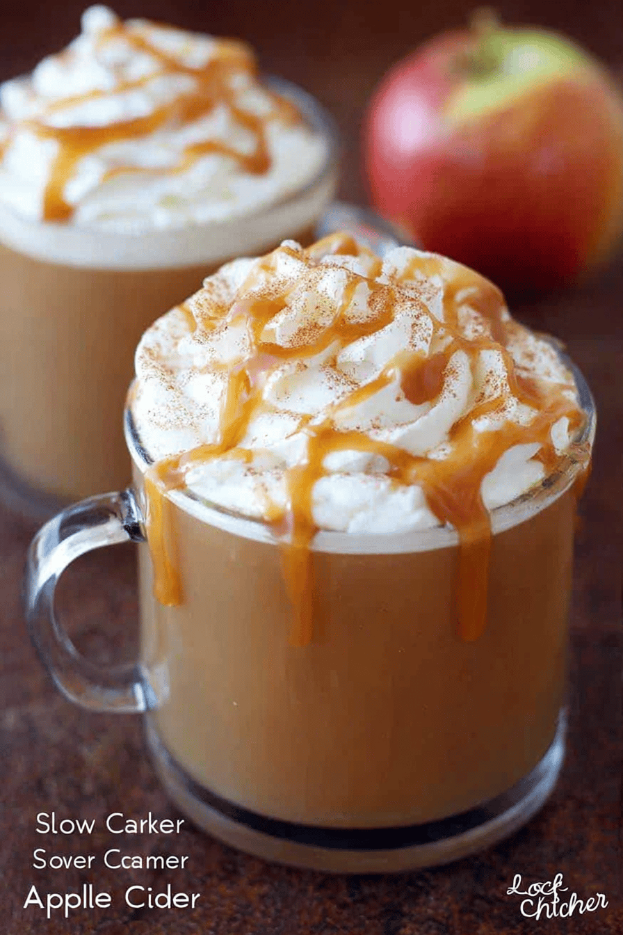 Slow Cooker Caramel Apple Cider Holiday Delight