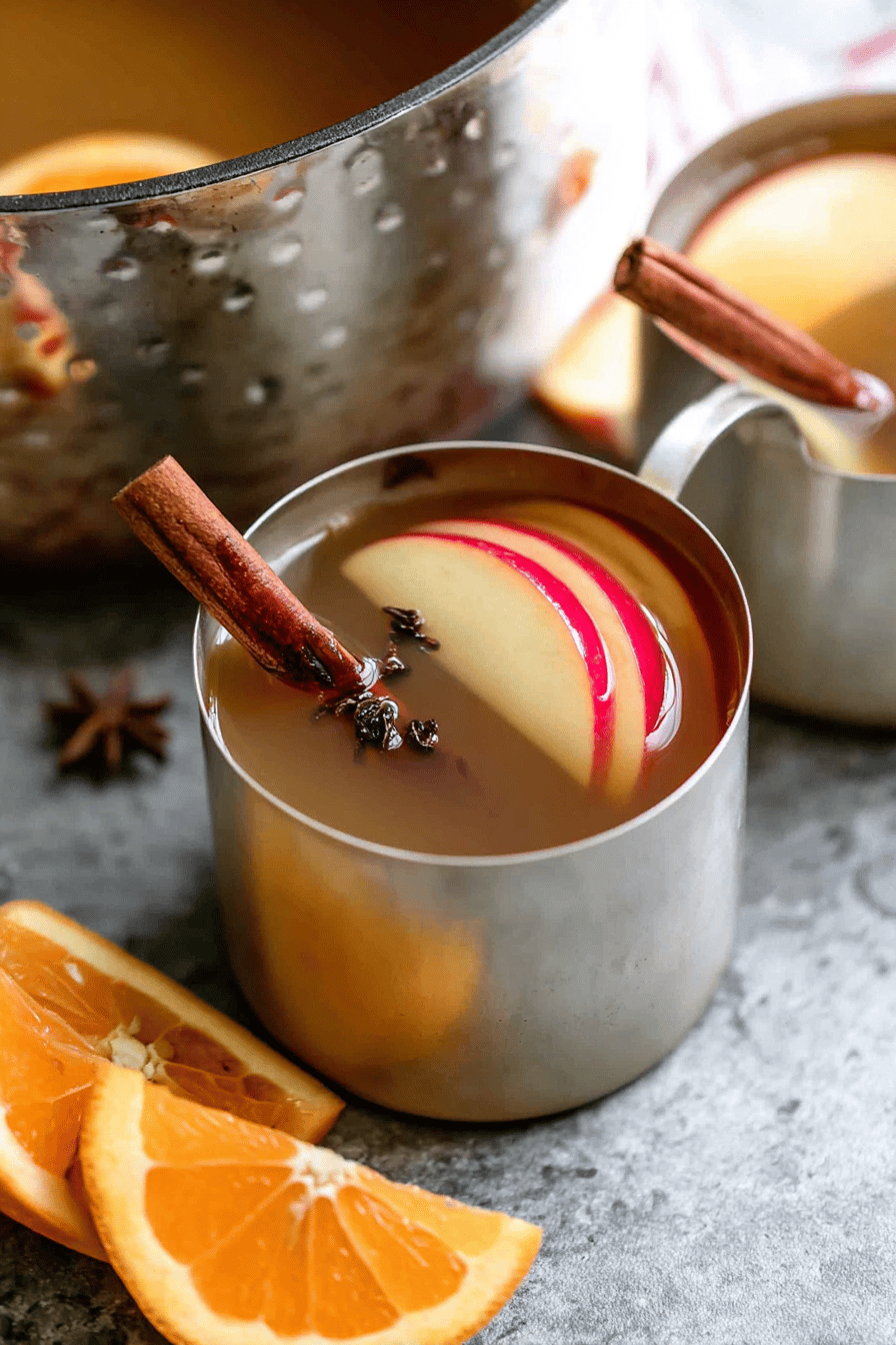 Spiced Apple Orange Wassail Drink
