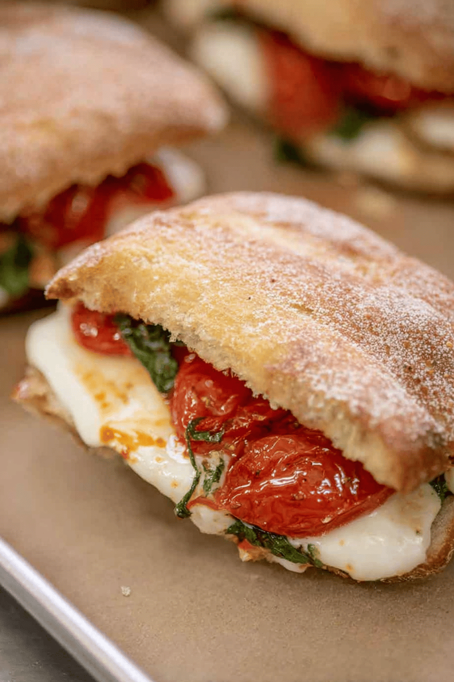 Starbucks-Style Tomato Mozzarella Panini Copycat