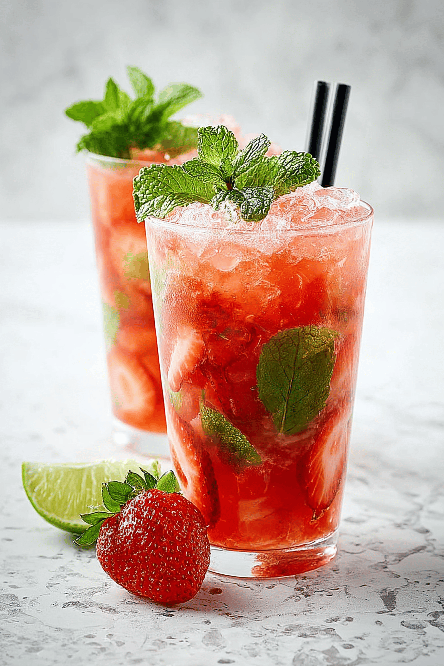 Strawberry Mojito Summer Refresher