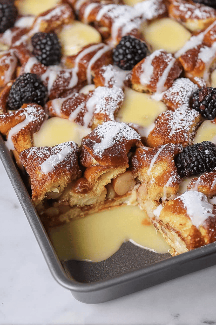 Sweet & Salty Pretzel French Toast Bake Delight
