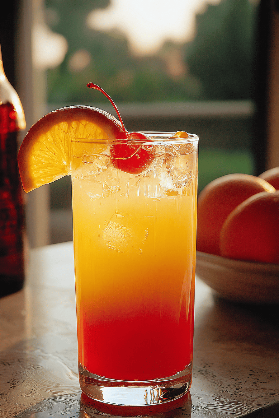 Tequila Sunrise Summer Cocktail in Minutes