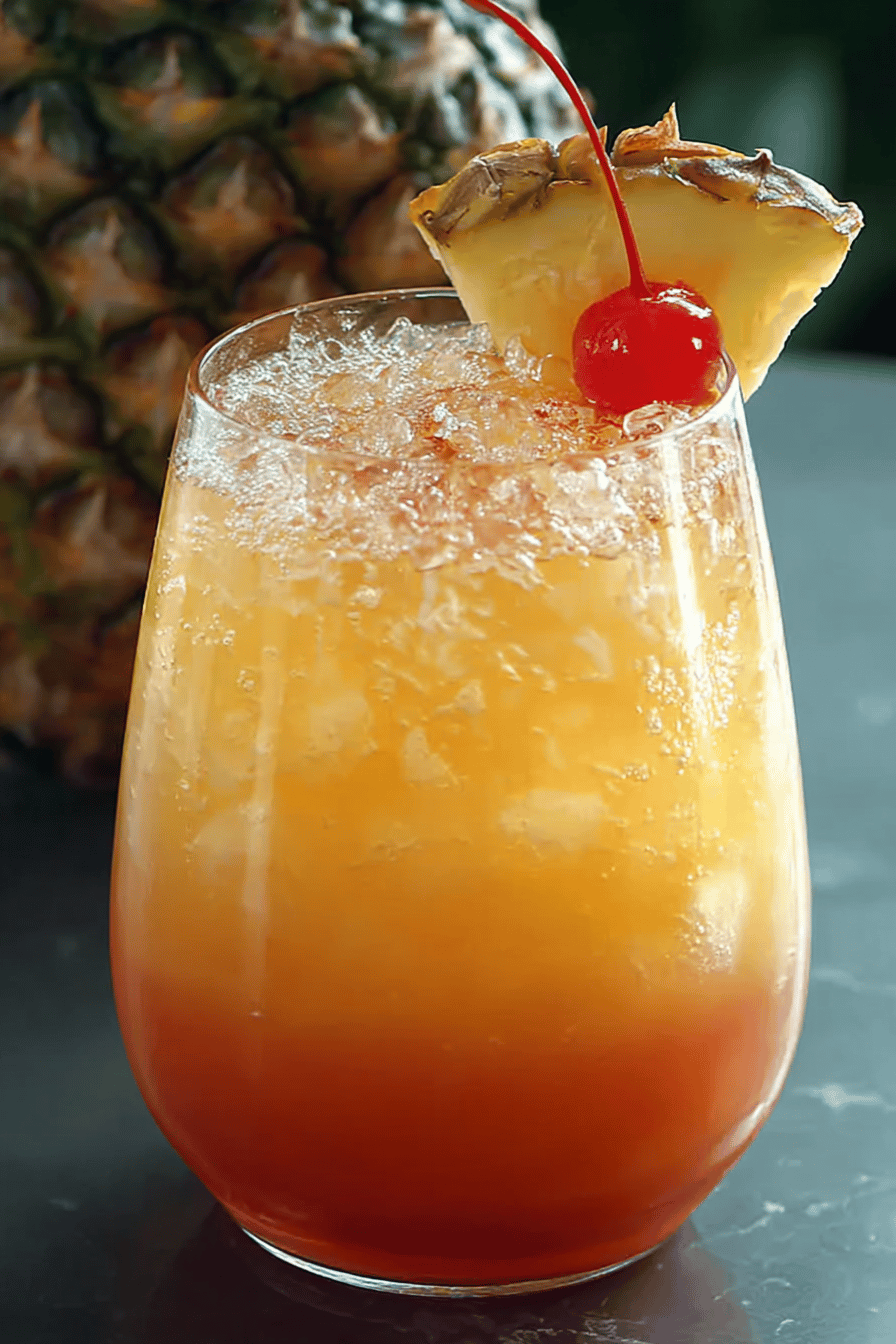 Tropical Bahama Mama Rum Refreshment